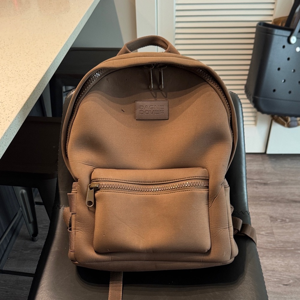 Limited edition chestnut brown Dagne Dover  Backpack-Dakota bag- large